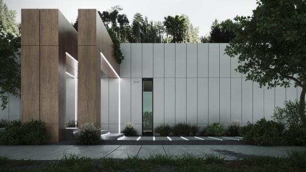 LED-Leiste für Fliesen stilvolle Fassadenbeleuchtung bei externen Bereichen